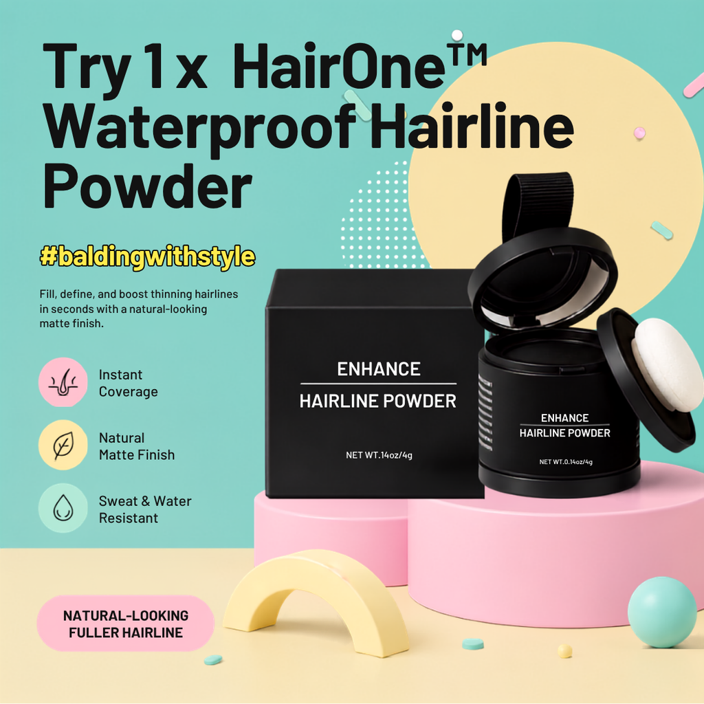 Try 1 x Flowtocol HairOne™ Waterproof Hairline Powder