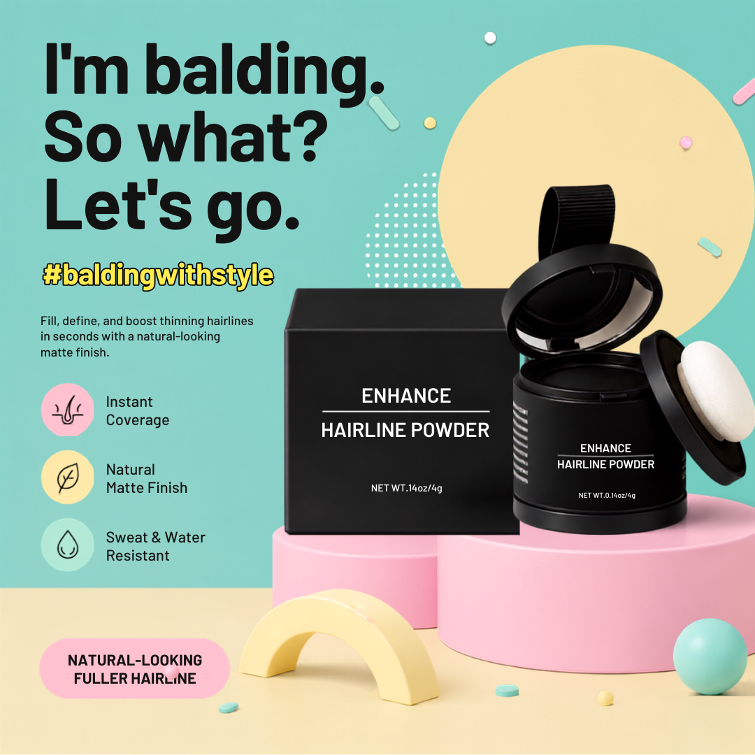 2pcs x HairOne™ Waterproof Hairline Powder | Complete Show Up Set